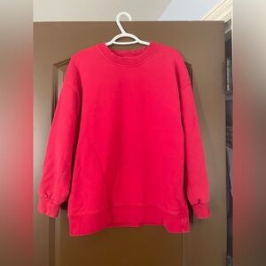 lululemon athletica Vibrant Red Sweatshirt